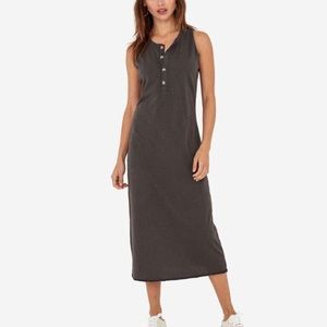 Mate the Label Avery midi dress in Charcoal